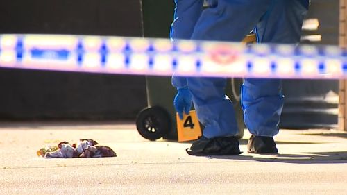 Man allegedly bashed with brick outside Brisbane apartment