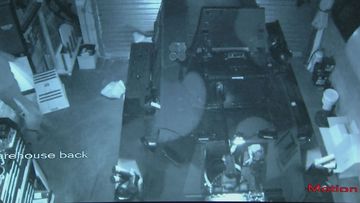 A group of wannabe luxury car thieves in Queensland have run over one of their own in a 12-tonne tank and ultimately thwarted their plan.Three hooded figures broke into Mark Trueno&#x27;s C﻿oopers Plains workshop to steal his prized collection of cars on Friday.