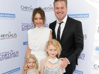 Rebecca Gayheart, Eric Dane, Billie Dane, and Georgia Dane