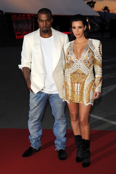 Kanye West and Kim Kardashian attend Kanye West hosts The 'Cruel Summer' at Cannes Film Festival on May  2012&nbsp;