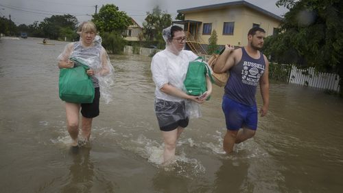 Residents have been evacuated as the floods reach record levels.