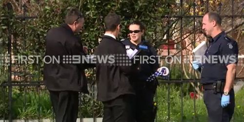 The incident occured on Melbourne Road near the corner of Rose Avenue. (9NEWS)
