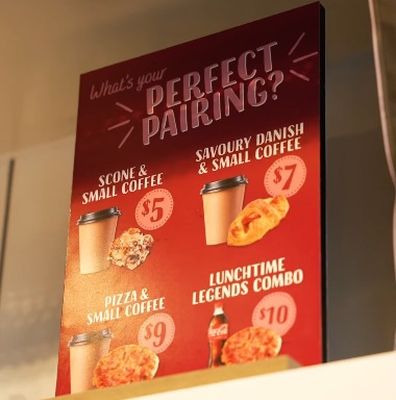 Bakers Delight self-service cabinets for coffee machines
