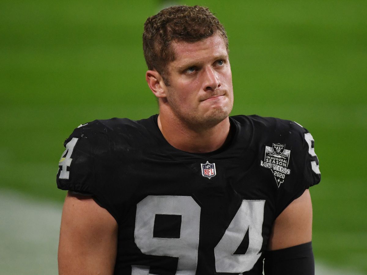 Raiders star Carl Nassib becomes first openly gay active NFL player as he  comes out in emotional Instagram video