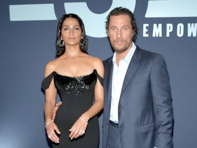 AUSTIN, TEXAS - APRIL 25: (L-R) Camila Alves McConaughey and Matthew McConaughey attend the 2024 Mack, Jack & McConaughey Gala at ACL Live on April 25, 2024 in Austin, Texas. (Photo by Amy E. Price/Getty Images)