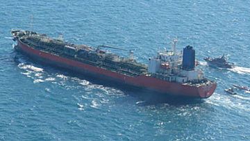 South Korean tanker in Persian Gulf (Getty)