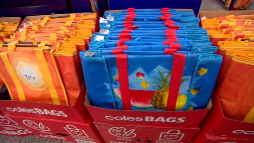 Coles gave customers two months of free bags to adjust to the change.