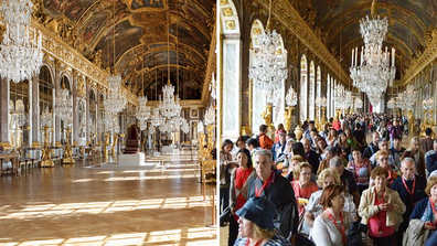 palace of Versailles instagram vs realisyt