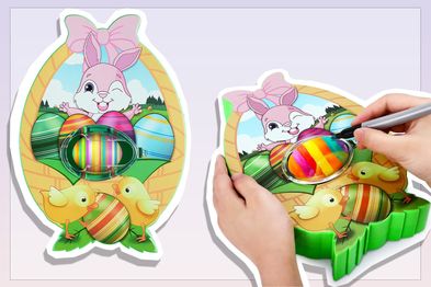9PR: Easter Egg Decorator Painting Kit with Egg Spinner