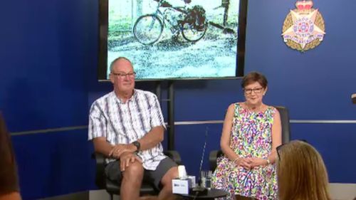 Mr Tennant was joined by his wife at the press conference today. (9NEWS)