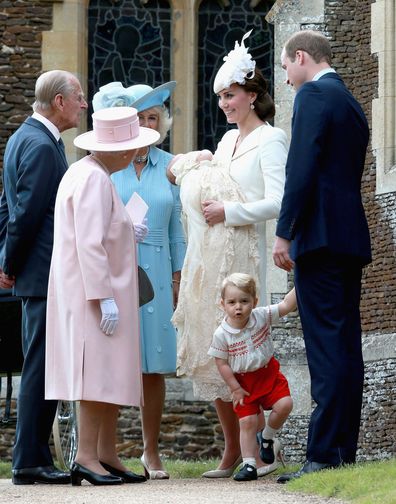 Royal hacks royal christening gown dyed with black tea