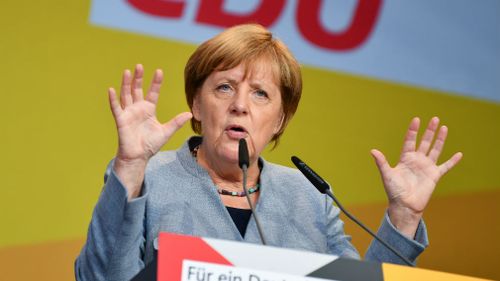German Chancellor Angela Merkel. (AAP)