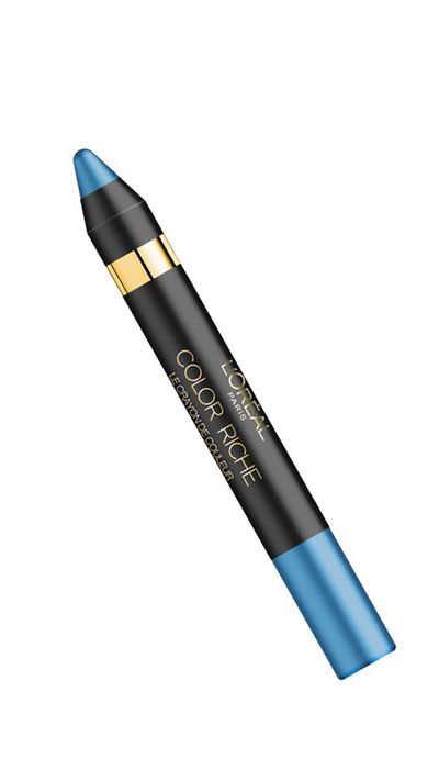 <p><a href="https://www.priceline.com.au/cosmetics/eyes/eye-liner/l-oreal-paris-colour-riche-couleur-de-crayon-10-g" target="_blank">Color Riche Crayon De Couleur in Ocean Blue, $16.95, L’Oreal Paris</a></p>