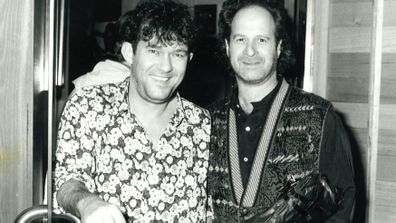 Jimmy Barnes and Michael Gudinski in the 1990's. 