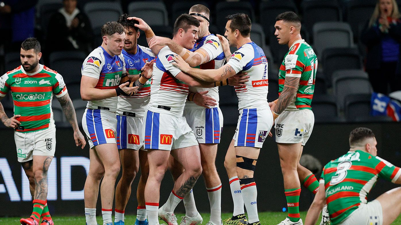Newcastle Knights get out of jail after late South Sydney Rabbitohs comeback