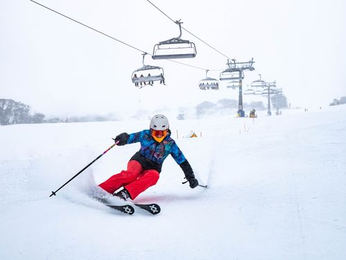 Temperatures are also expected to significantly drop heading into the weekend, allowing for resort staff to use artificial snow-making machines to add to the fun. Picture: Perisher.