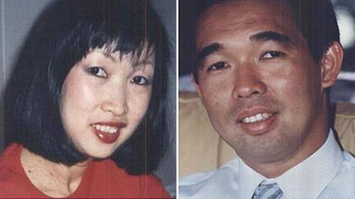 Gerard Caleo has been cleared of involvement in the stabbing death of Rita Caleo (left), the first wife of his brother Mark Caleo who is accused of her murder as well as the murder of her brother Dr Michael Chye (right). (AAP)