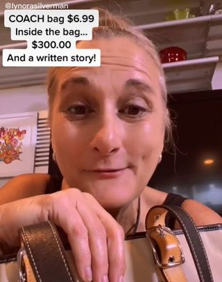 Woman discovers someone's inheritance in $7 thrifted bag