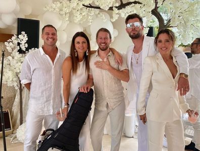 Elsa Pataky and Chris Hemsworth hosted a star-studded white party