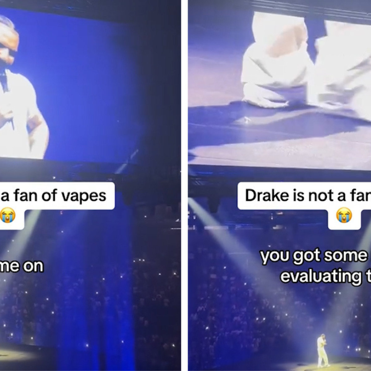 Drake calls out fan who threw a vape on stage during performance -  9Celebrity