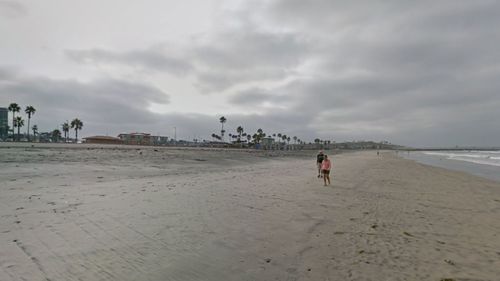 Oceanside Harbor Beach is a popular beach between San Diego and Los Angeles.