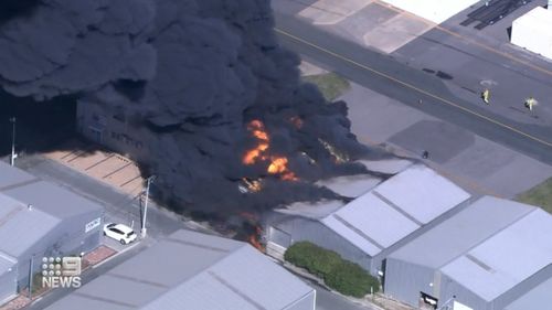 Jandakot airport blaze