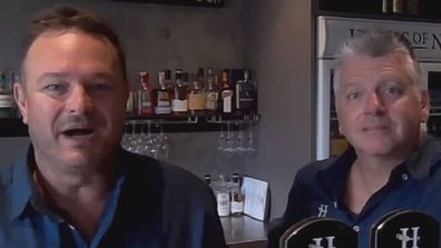 Lance Masterton (co-founder + head brewer) + James Kendall (key account manager) Noosa Brewing Co (L-R)