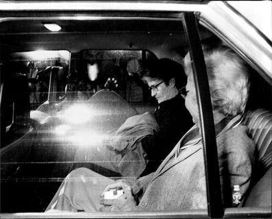 The drug grannies leave parramatta jail for the airport. March 23, 1983. (Photo by Paul Murray/Fairfax Media).