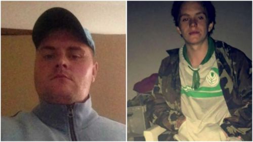 Matthew Mesley, 27, and Joshua Wood, 18, were behind the shocking crime. (9NEWS)