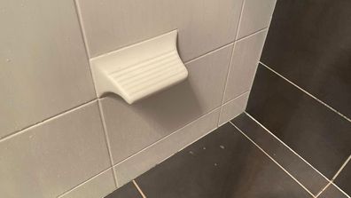 Shower foot rest