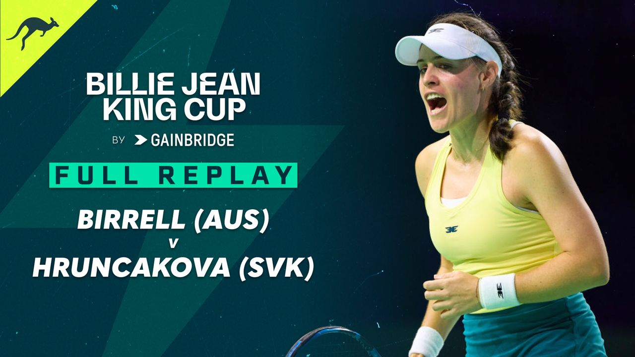 Billie Jean King Cup Season 2024 Australia v Slovakia Birrell v Hruncakova, Watch TV Online