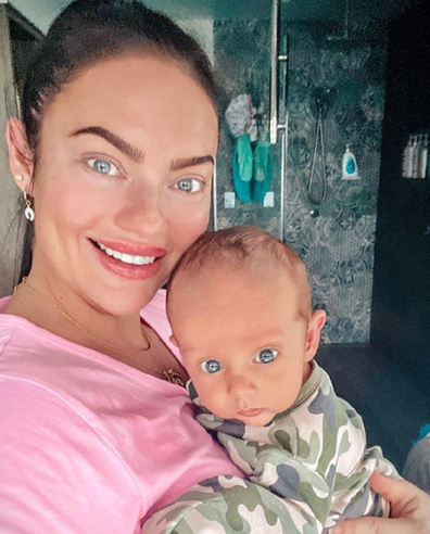 Emily Skye Shares Postpartum Gym Selfie 10 Weeks After Son's Birth