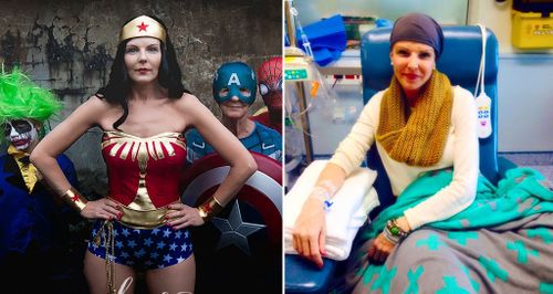'Hero' Brisbane mum finishes third chemo session with super photo shoot