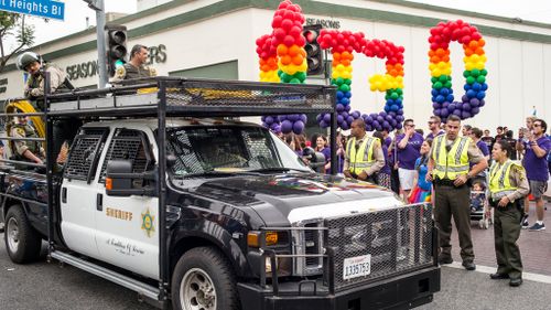 Police still working to uncover motive of man arrested at Los Angeles gay pride parade with arsenal of weapons
