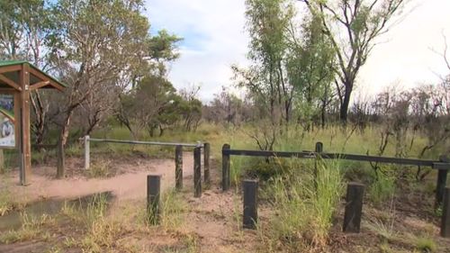 The remote area was used for dog training.