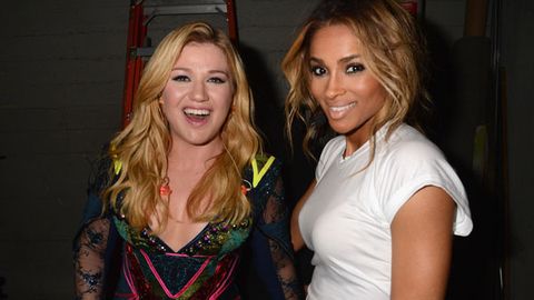 Kelly and Ciara at 'VH1 Divas' in December 2012