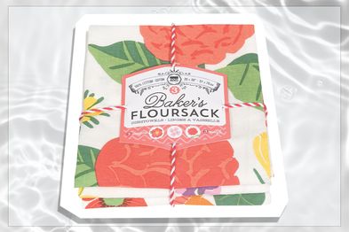 Now Designs floral kitchen tea towels set of three