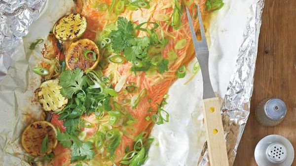 Ocean Trout Fillet With Ginger And Shallots