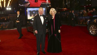 Prince Charles, Prince of Wales and Camilla, Duchess of Cornwall attend the "1917" World Premiere and Royal Performance at the Odeon Luxe Leicester Square on December 04, 2019 