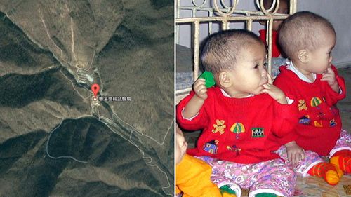 Punggye-ri Nuclear Test Site; North Korean babies play at a government-run orphanage in Chongjin city, North Hamgyong province of North Korea in 2002. (Google Maps/AAP)