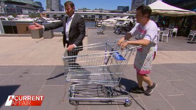 Resident and business owner at loggerheads over trolleys dumped around neighbourhood