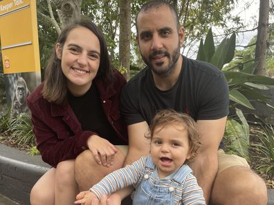 Nikolina Kharoufeh and family. 