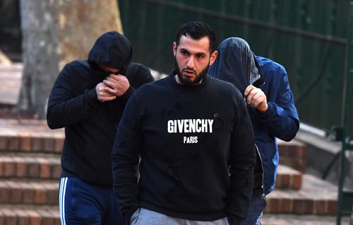 Supporters of Mustapha Dib arrive at Sydney court yesterday. (AAP)