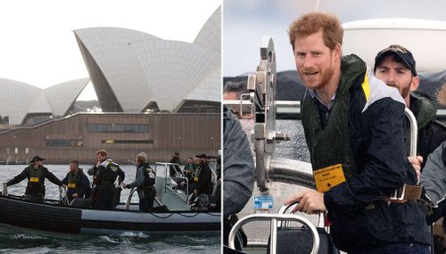 Prince Harry ended his brief Aussie trip with a visit to sites being prepared for the 2018 Invictus Games. (AAP)