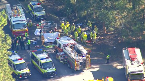 Two young women have been killed in a horror crash at Logan near Brisbane.