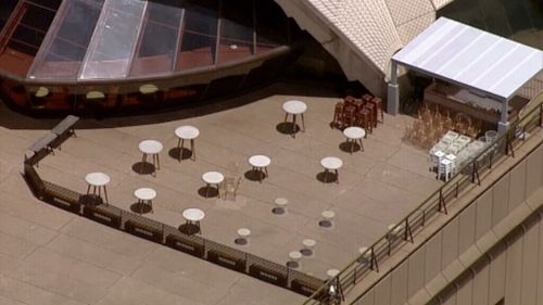 The usually bustling transport hub was left eerily quiet. (9NEWS)