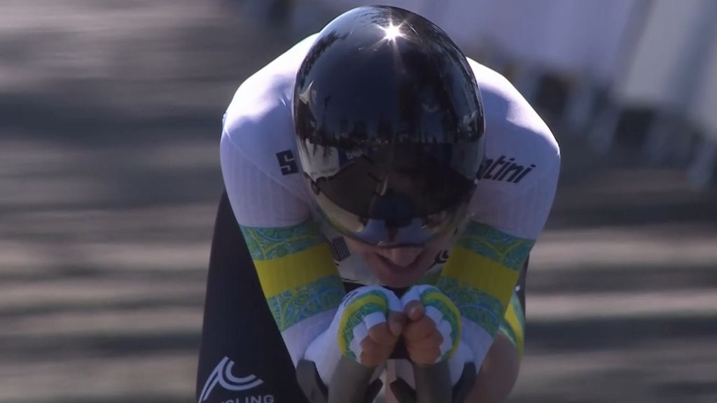 Australian Grace Brown wins 'agonising' time trial silver medal at UCI Road World Championships
