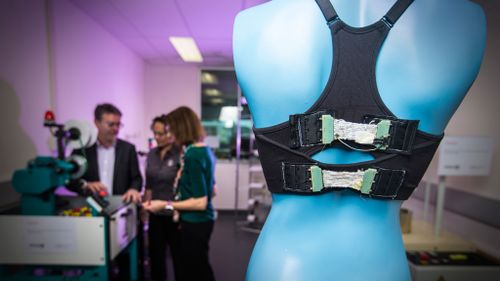 The bionic bra prototype is now ready for manufacture. (Supplied)