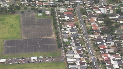 Fairfield coronavirus testing queues