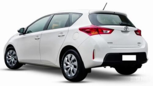 Along with the Honda, authorities are also on the hunt for a white 2014 or 2015 Toyota Corolla. (Victoria Police)